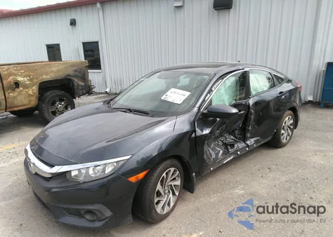 2017 Honda Civic Ex from USA, damaged, VIN 19XFC2F83HE030252